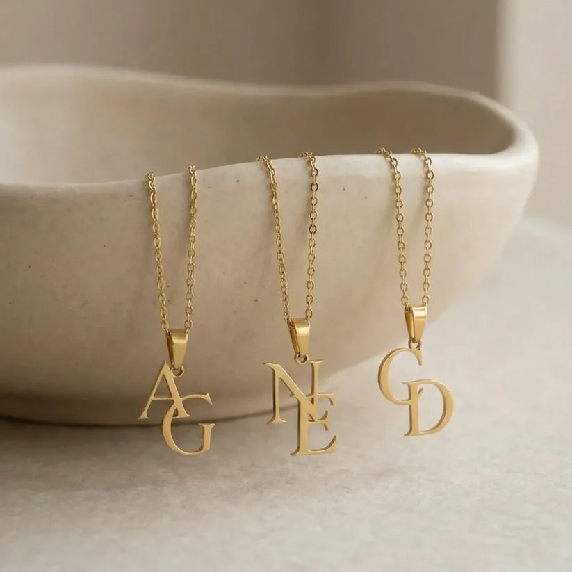 Lorenza Initialen Ketting
