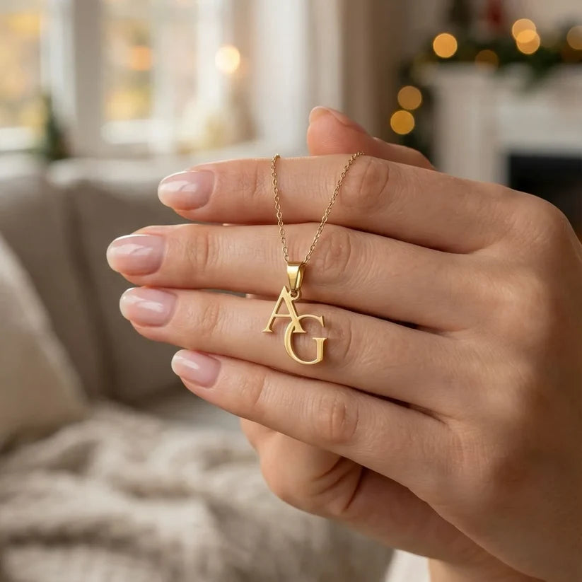 Lorenza Initialen Ketting