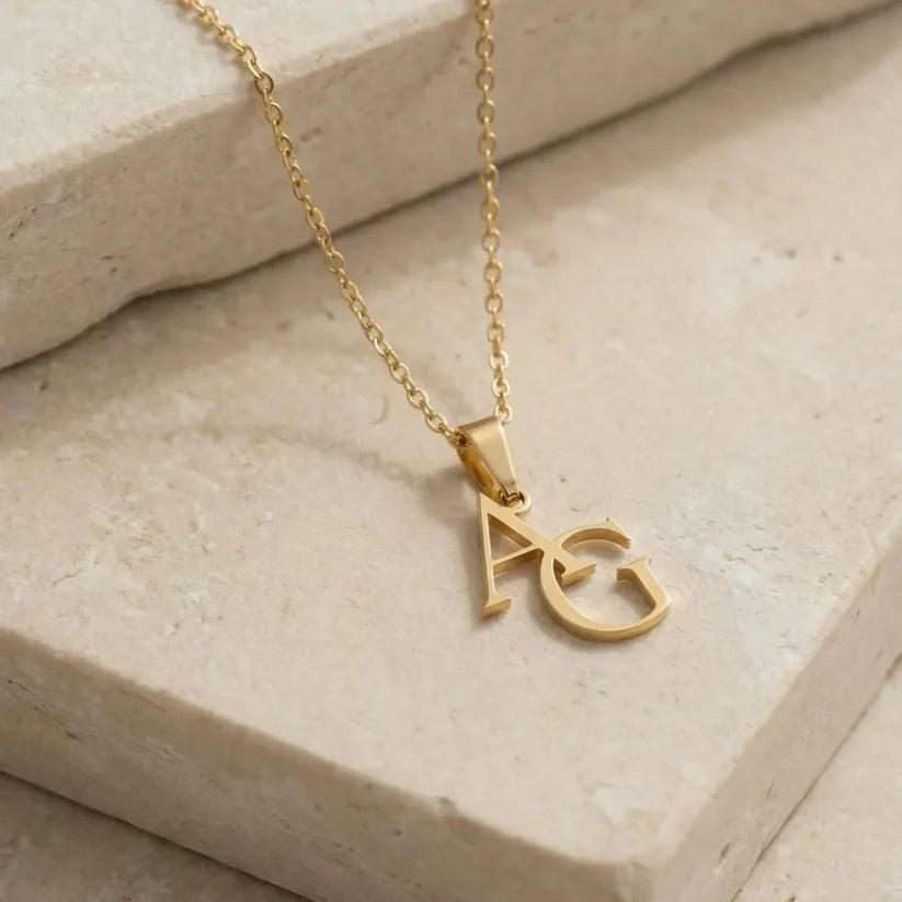 Lorenza Initialen Ketting