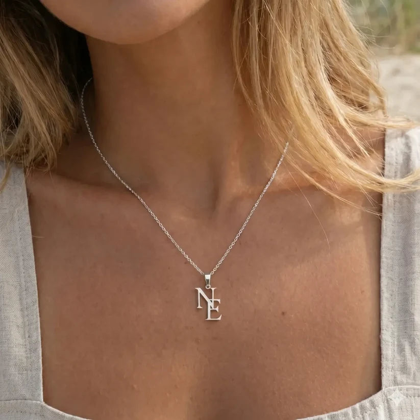 Lorenza Initialen Ketting
